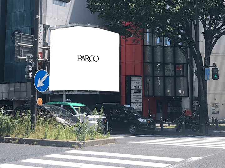 名古屋PARCO 南館交差点側ビルボード