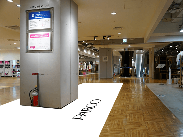 札幌PARCO 7F エレベーター前スペース