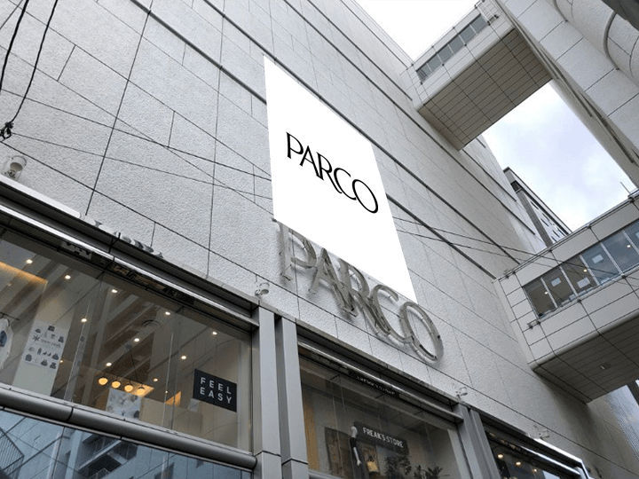 広島PARCO 新館壁面（本通り正面）