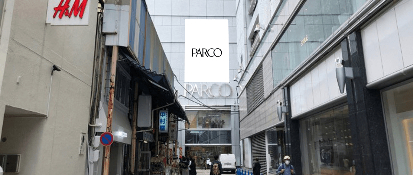 広島PARCO 新館壁面（本通り正面）