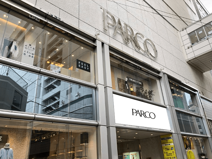 広島PARCO 新館壁面 下部（本通り正面）