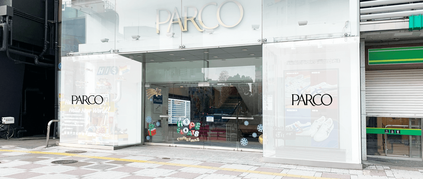 池袋PARCO 本館1F南ウィンドウ(明治通り入り口：２箇所) 