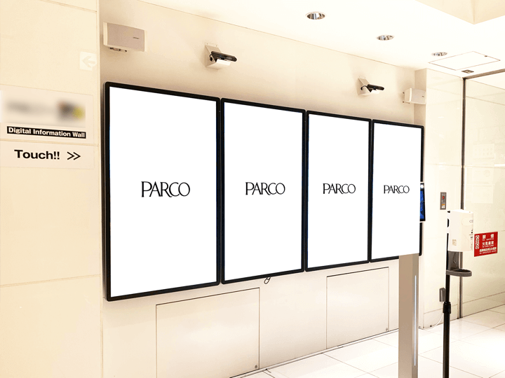 池袋PARCO 本館1F P-WALL（デジタルサイネージ）