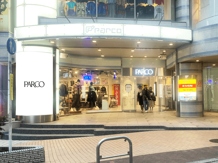 池袋PARCO P'PARCO店頭 光柱