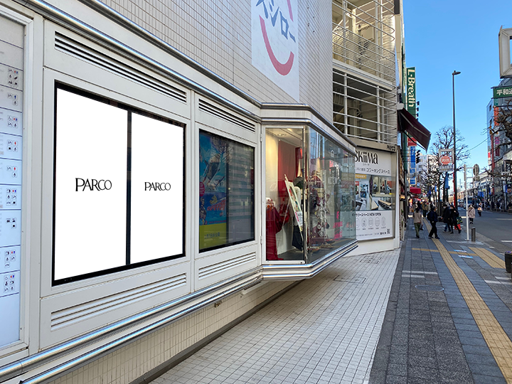 吉祥寺PARCO 正面入口横 屋外サイネージ