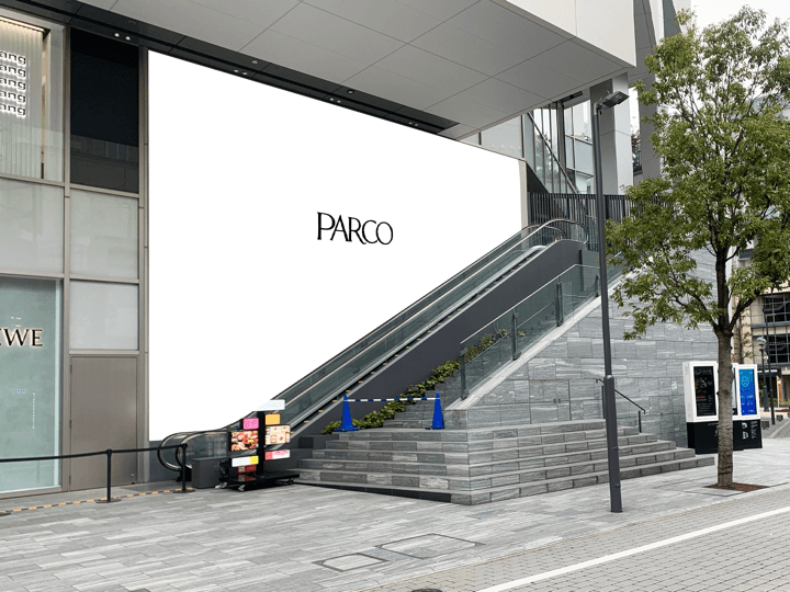 渋谷PARCO スペイン坂広場壁面