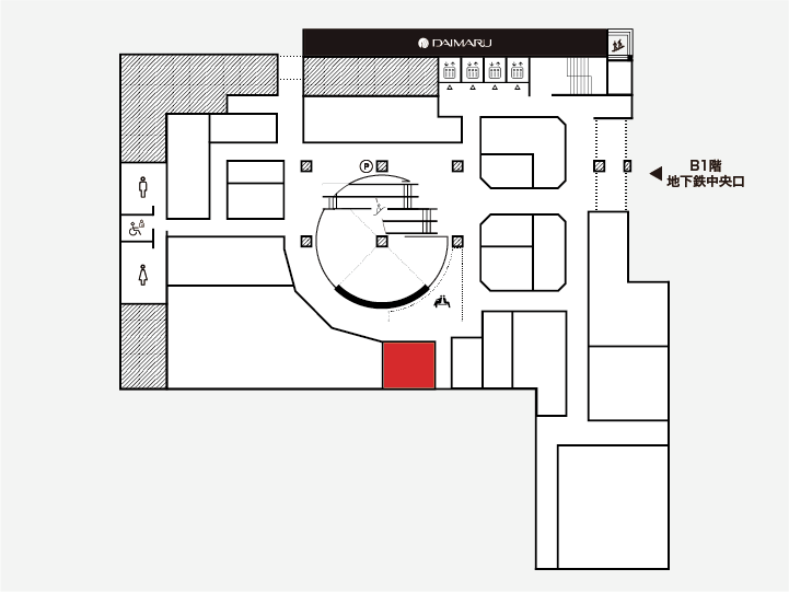 心斎橋PARCO B1F　イベントスペース①