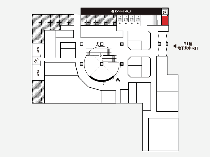 心斎橋PARCO B1F　イベントスペース②