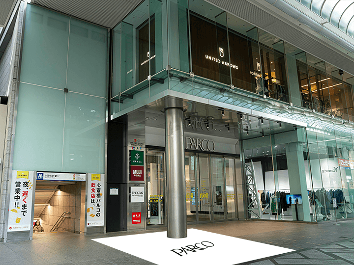心斎橋PARCO 1F 心斎橋筋商店街側イベントスペース