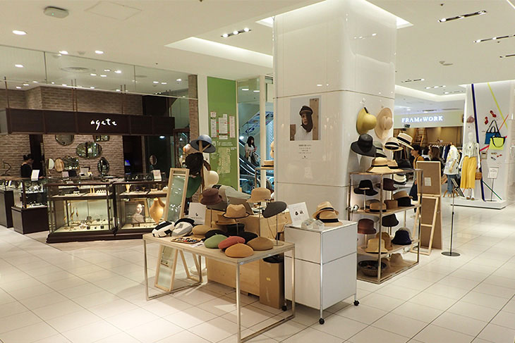 西館１f 店内イベントスペース 名古屋parcoのメディア ウォールペイント