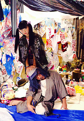 「短編映画『Heavy Shabby Girl』(2015)出演:黒宮れい(LADYBABY)、来夢、鳥肌実、木口健太、柴田千紘、尾崎桃子